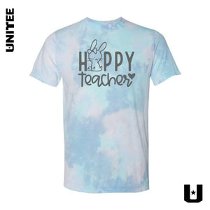 Hoppy Teacher Tie Dye Unisex Tee