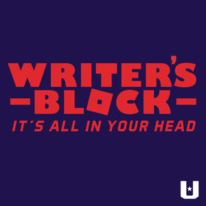 Writer's Block Teacher Tshirt